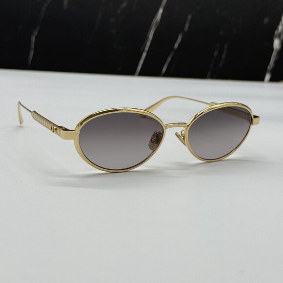 NEW DIOR DIORCANNAGE R1U B0A1 WOMEN GOLD SUNGLASSES - Picture 4 of 9